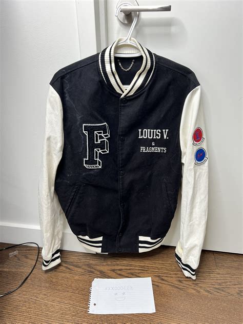 louis vuitton x fragment varsity jacket